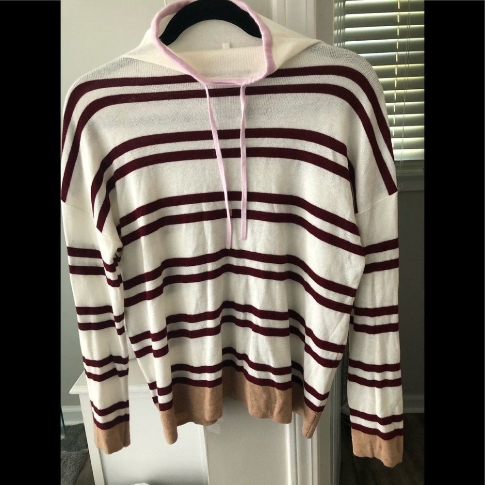 Lou and Grey mock neck sweater, M